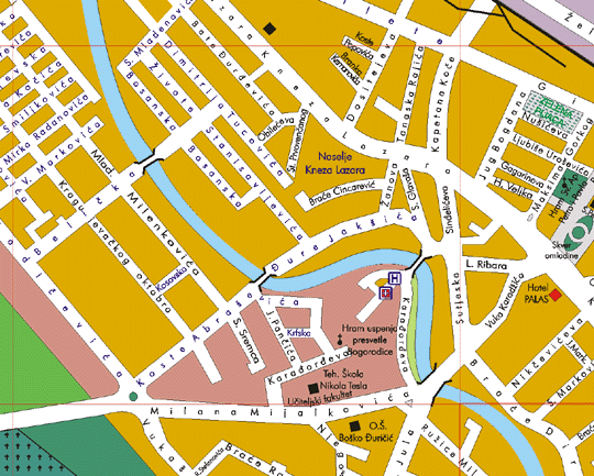 mapa jagodine Mapa grada   Jagodina mapa jagodine